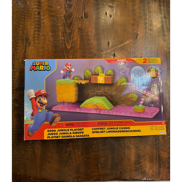 Jakks Pacific Other - Boys Jakks Pacific Super Mario Soda Jungle Playset One Size Green Purple